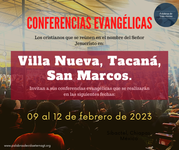 Conferencias en Villa Nueva, Tacaná