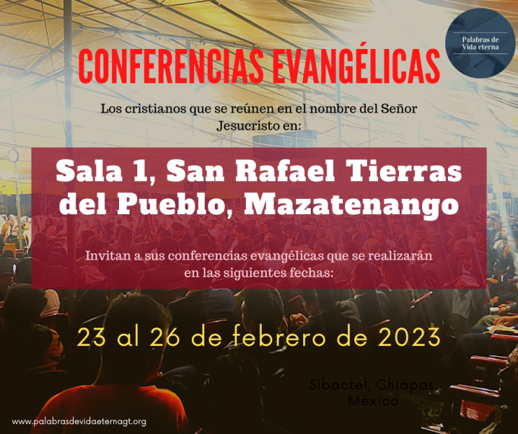 Conferencias en Sala 1 Tierras del Pueblo Mazatenango