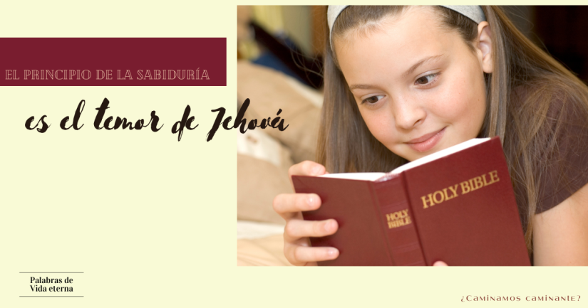 EL PRINCIPIO DE LA SABIDURÍA…