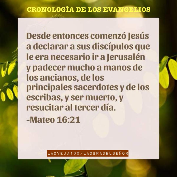 Jesús anuncia su muerte